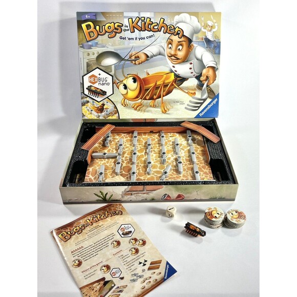 Bugs in the Kitchen Game Ravensburger 2018 Complete with Special Hexbug Tested - Picture 4 of 14